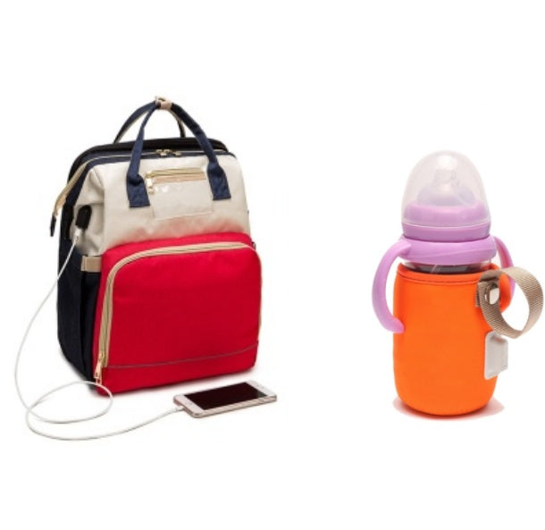 New Mommy Bed Backpack: USB Charging & Multi-function Design Unveiled