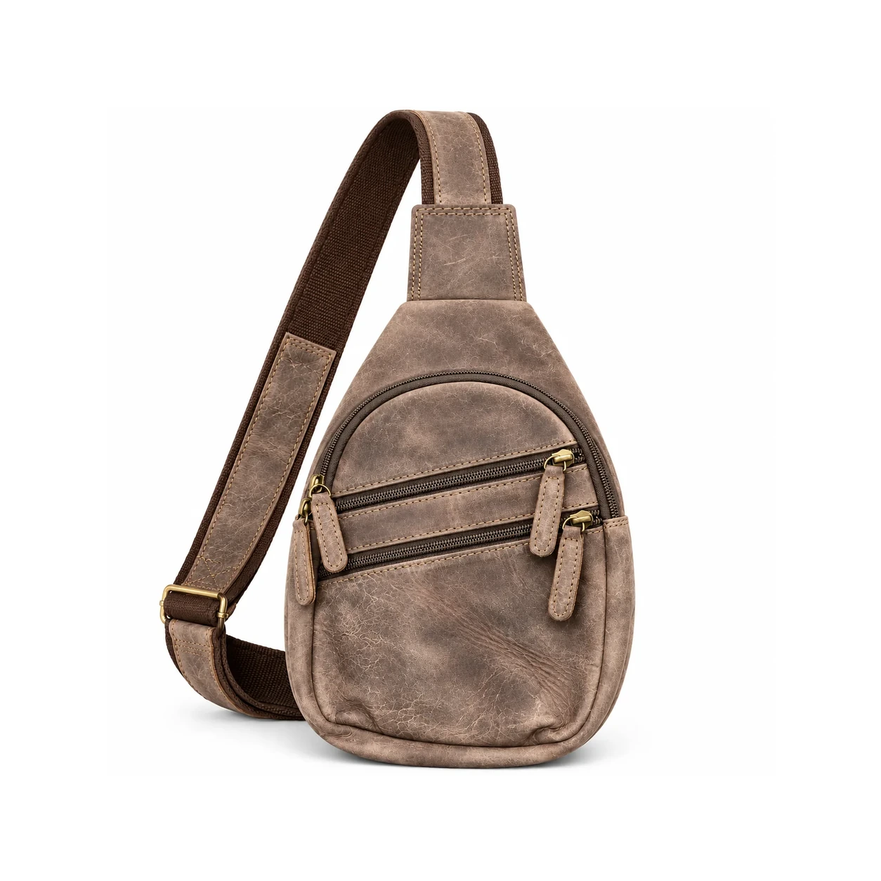 Sling Bag in Dark Brown
