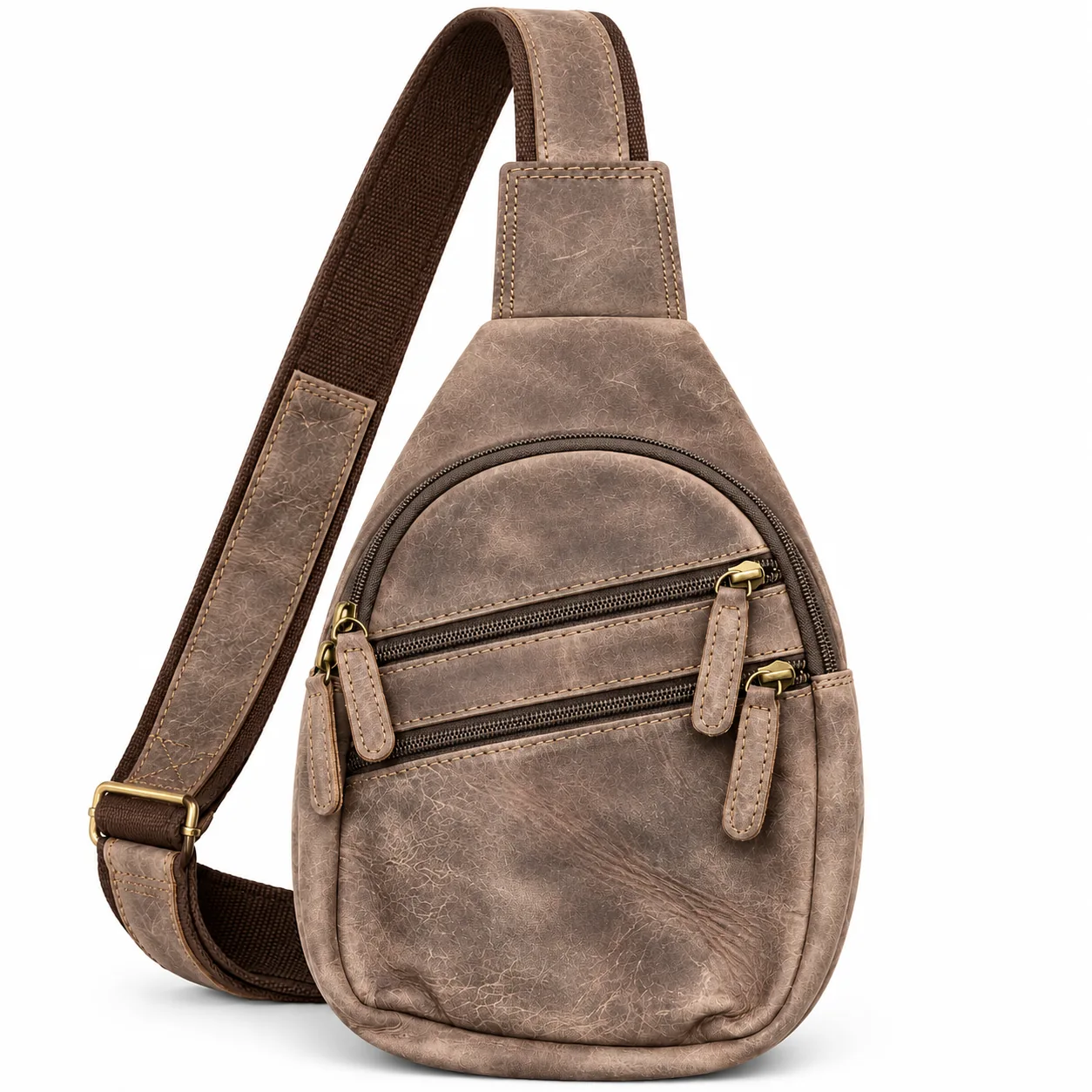 Sling Bag in Dark Brown
