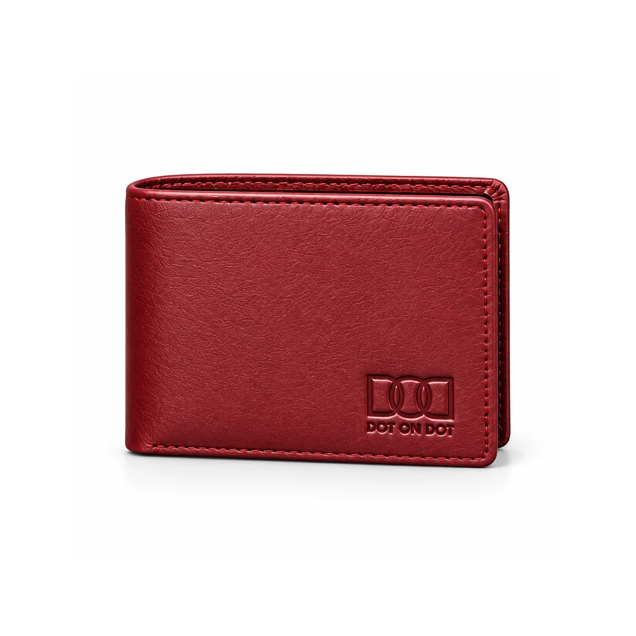 Simple Wallet in Burgundy