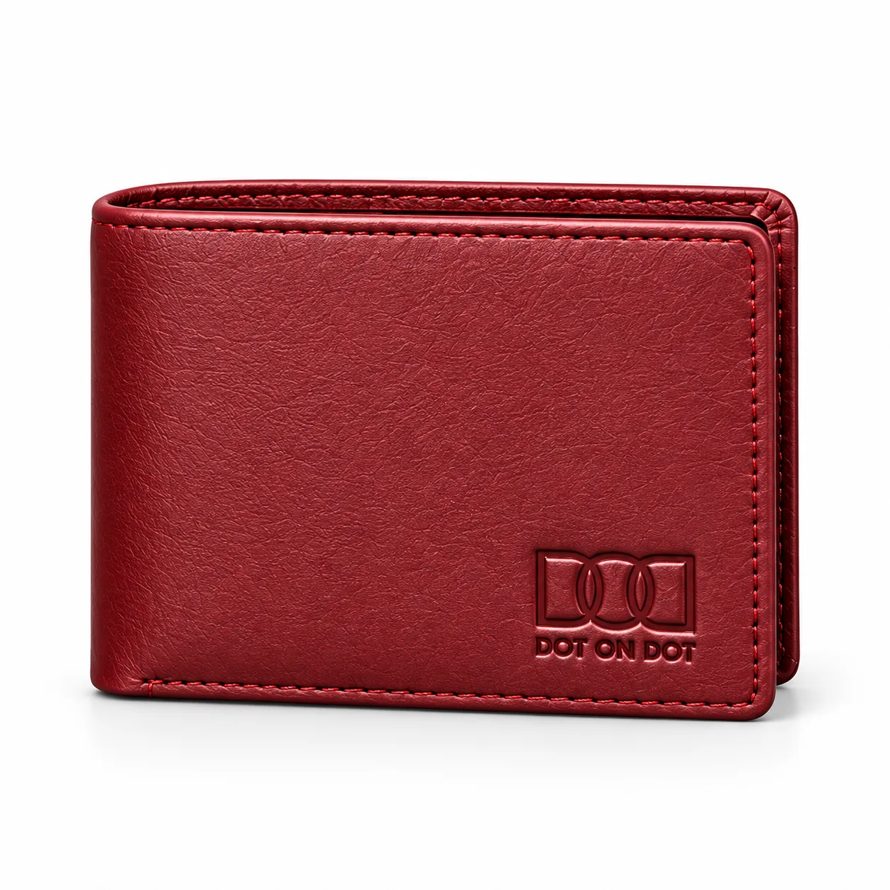Simple Wallet in Burgundy