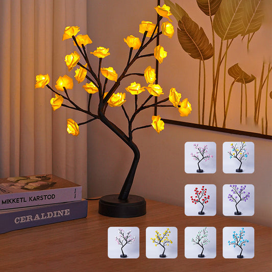 Blossom Your Space: USB Fairy Rose Lamps for Wedding, Valentine, or Christmas Décor